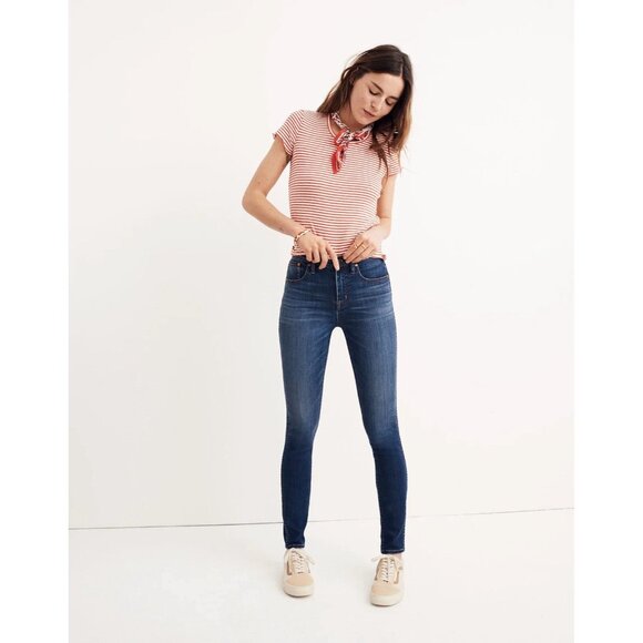 Madewell 10” High Rise Skinny Danny Wash: Tencel Edition Jeans 27 *WEAR* - Picture 3 of 13